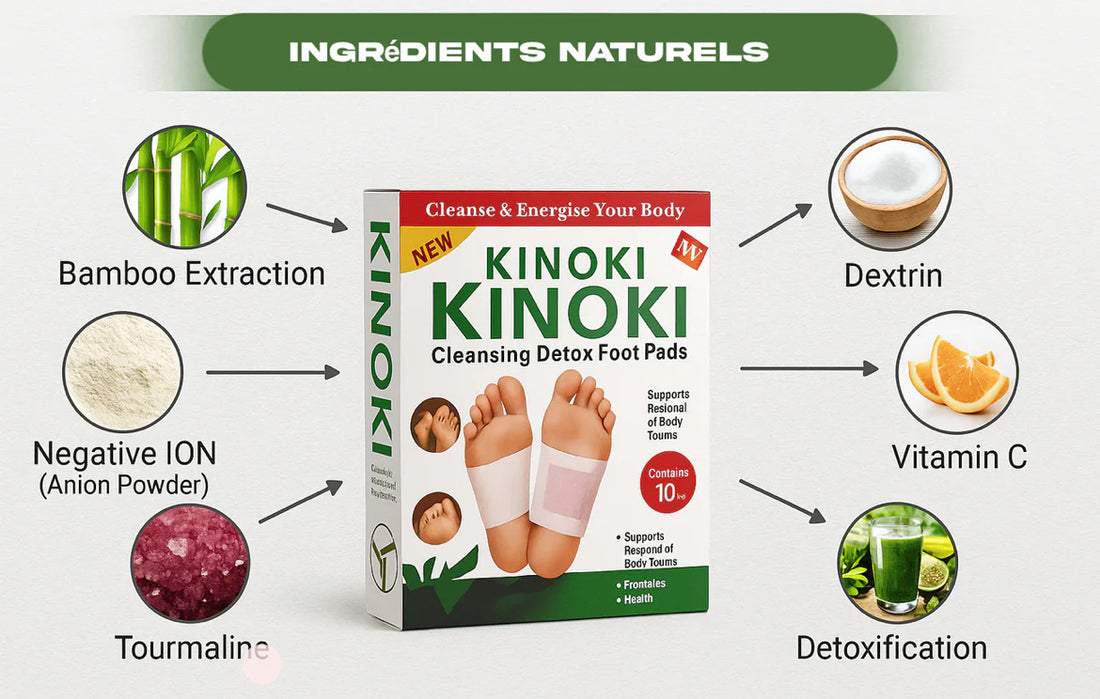 🌿 PATCH KINOKI – DÉTOX NATURELLE PENDANT VOTRE SOMMEIL