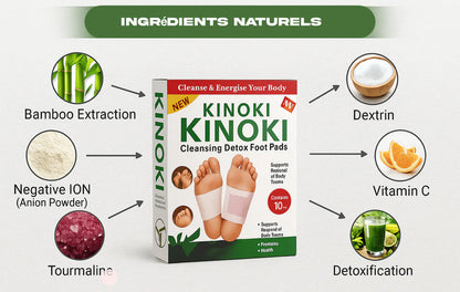 🌿 PATCH KINOKI – DÉTOX NATURELLE PENDANT VOTRE SOMMEIL