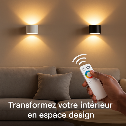 Lampe Murale Rechargeable – Double Éclairage Haut & Bas