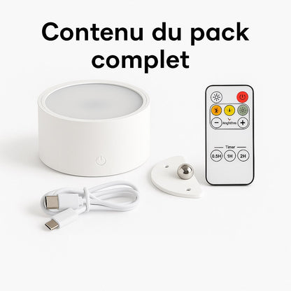 Lampe Murale Rechargeable – Double Éclairage Haut & Bas