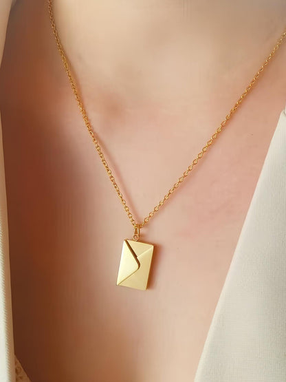 Le cadeau qui fait pleurer de joie ❤️ | Collier Enveloppe Message Secret